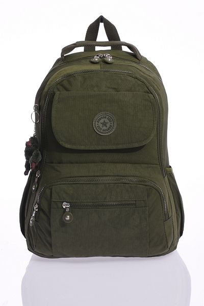 By Hakan Eba-8866 Clinker Geantă de școală Rucsac Ieșire zilnică Sport Călătorii Vacanță Compartiment multiplu Compartiment pentru laptop Verde