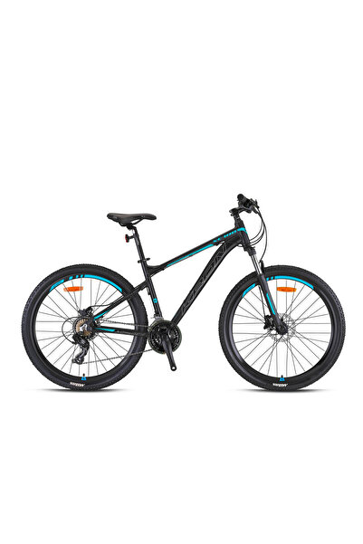 Kron XC 100 27.5 JANT MTB - 17' - 21 Vites - H.DISC - Mat Siyah-Gri/Turkuaz