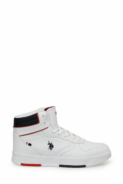 U.S. Polo Assn. Πόλο Ασν. Ανδρικά παπούτσια μπάσκετ Λευκά Α 10138987412010 101389874   Andrei Hi 3Pr