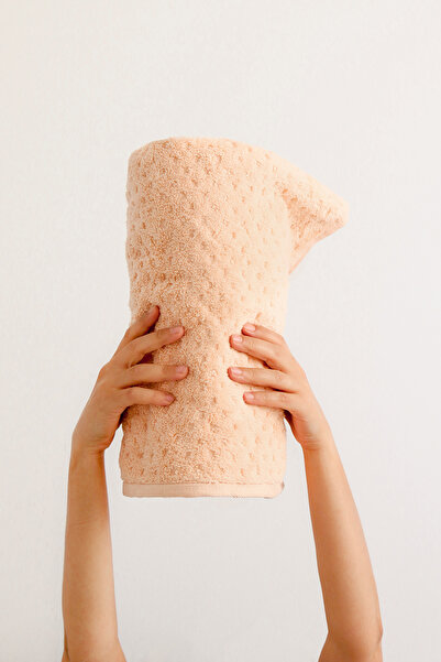 BOOVI سيرا - منشفة حمام قطعة واحدة مقاس 70×140 سم مصنوعة من القطن الخالص 100%