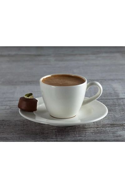 İkram Dünyası Rita Turkish Coffee Cup Set for 1 Person 2 Pieces