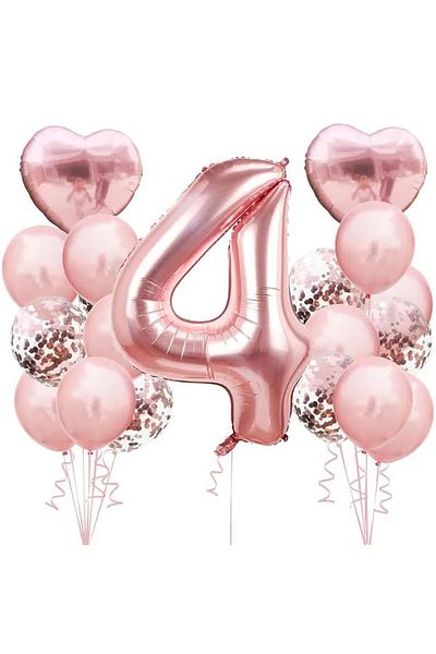 DÜVENCİ TİCARET ROSE GOLD BALLOON SET