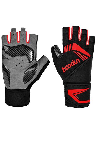 Boodun Professional Fitness Weight Gloves Red