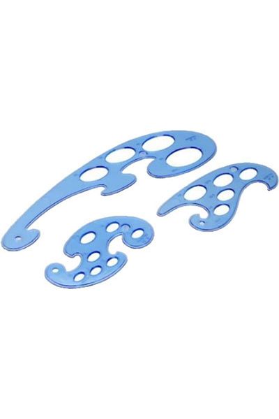 Maped X21561 French Curves Ellipse Figure Template