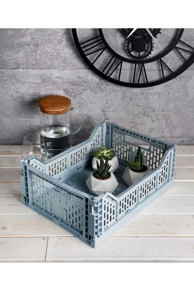 Gondol Plastik Katlanır Dekoratif Kasa 15 Lt