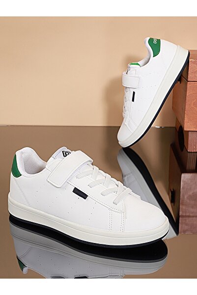 Kidessa 1709 Модел Детски Маратонки Унисекс - Анатомична подметка, Ежедневни обувки, Бяло Зелено