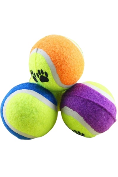 Mixpet Tenis Topu Orta ve Büyük Irk Köpekler İçin Oyuncak 3 Adet