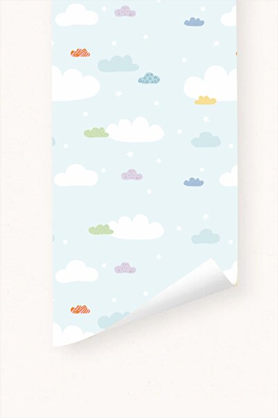 Piksel Grafik Sky Children's Room Wall Covering