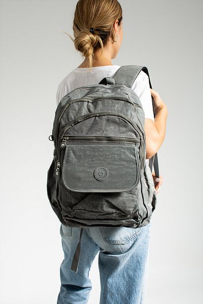 Lifonbag Σχολική τσάντα μεγάλου μεγέθους Unisex αδιάβροχο σακίδιο πλάτης με αξεσουάρ μαϊμού