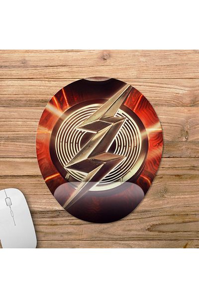 Pixxa موديل لوحة الماوس The Flash (2023) مع مسند للمعصم - 3 بيضاوي