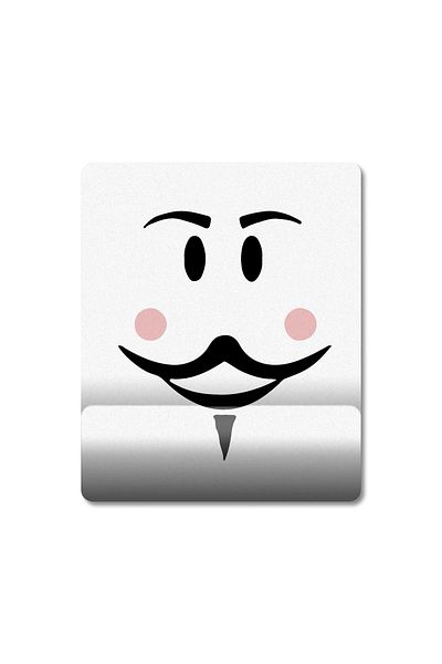 Pixxa Roblox - موديل لوحة ماوس Fawkes Face مع دعم للمعصم - 1
