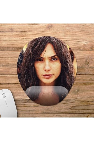 Pixxa موديل لوحة ماوس مع مسند للمعصم من Heart of Stone - 2 بيضاوي