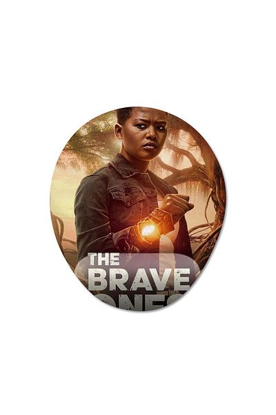 Pixxa موديل لوحة الماوس لدعم المعصم من The Brave Ones - 2 بيضاوي