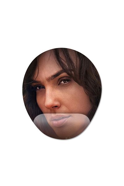Pixxa موديل لوحة ماوس مع مسند للمعصم من Heart of Stone - 1 بيضاوي