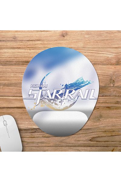Pixxa Honkai: موديل لوحة ماوس مدعومة للمعصم من Star Rail - 10 بيضاوي