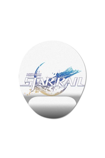 Pixxa Honkai: موديل لوحة ماوس مدعومة للمعصم من Star Rail - 8 بيضاوي