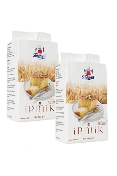 Sinangil Vakumlu İrmik 2 x 500 g 2 li Set