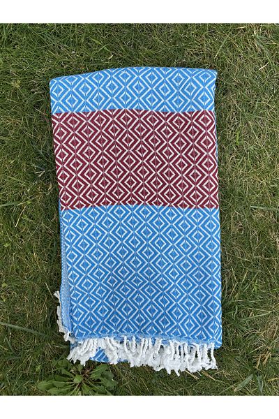 Skyrose Peshtemal de culoare dublă din bumbac natural organic Peshtemal colorat (100 X 165 CM) PLAJĂ PLAJĂ MODEL DE LUX