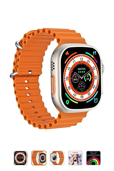 İSTLİV 7 Adet Kordonlu Yeni Model Ultra Watch Aklıllı Saat - Spor Kol Saati