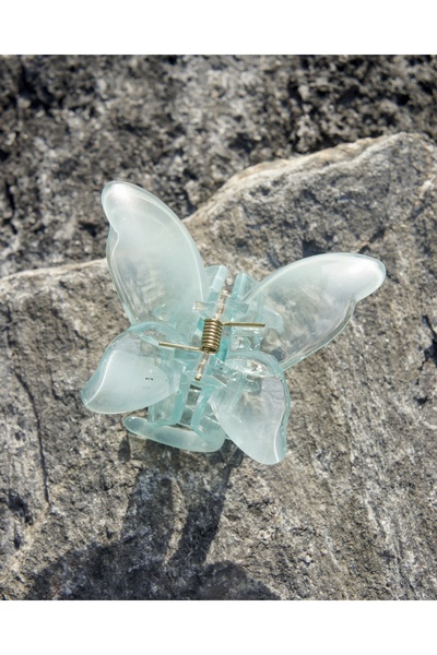 Beril Yamaç Design Studio مشبك مزلاج فراشة شفاف ملون