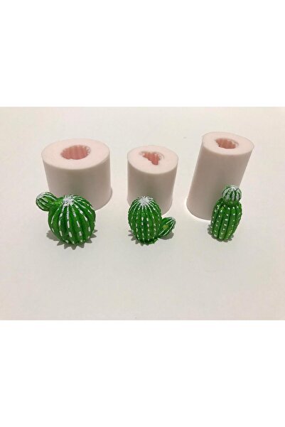 arıca pazarlama 3 ' Lü Kaktüs Silikon Kalıbı