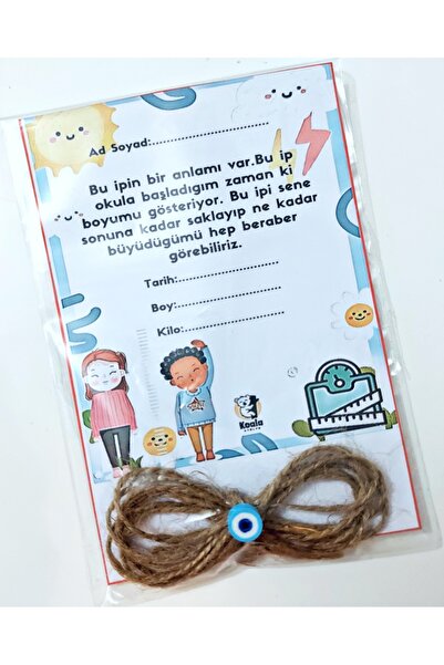 Ayşegül Süsleme 25 قطعة من حبل قياس الارتفاع الذي بدأ في المدرسة، هدية ترحيب ...