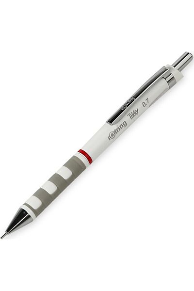 Rotring Tikky School Set 0.7 Mm White Versatil Pen + Eraser + Nib