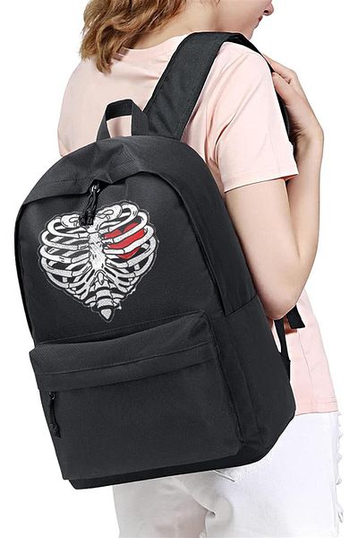 Toum Σακίδιο πλάτης STREETBEAT WEAR Heart Rib Printed Unisex