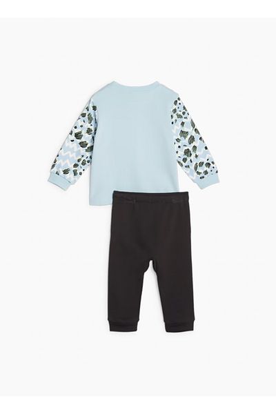 Puma Plain Black Men's Tracksuit Set67636801 ESS MIX MTCH Infants Jogge