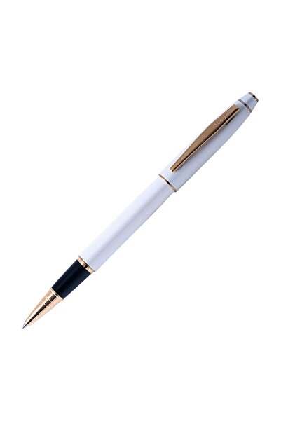 Mikasso 35 Roller Pen Aur Alb - Alb