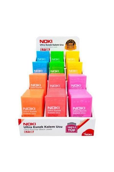 Noki طرف قلم متعدد الاستخدامات 2B 0.7 60 مم 120 أنبوب (144 حامل)