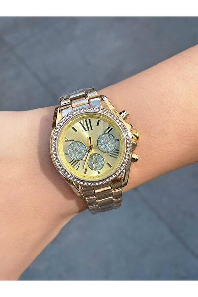Bimodabu Luxury Women's Wristwatch with Roman Numbers and Stones
