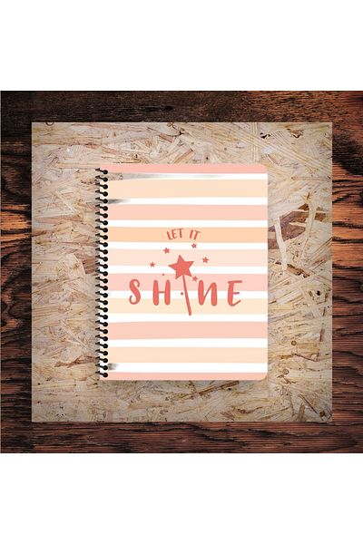 KESKİN COLOR CHECKED 16X22 CM 80 SHEETS CARDON COVER WIRE NOTEBOOK WITH WHITE PAGE
