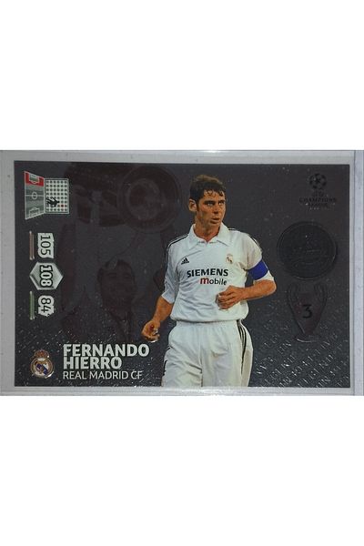 Panini FERNANDO HIERRO SILVER CARD