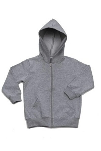 MaviMoure Gray Unisex Children's Cardigan - 2 Thread Lycra