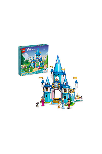 LEGO ديزني أميرات سندريلا وقلعة الأمير الوسيم 43206