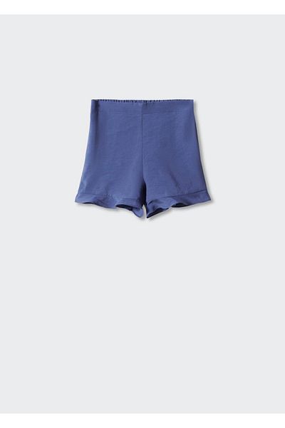 MANGO Kids Pantaloni scurți albaștri pentru copii
