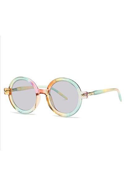 Betül Optik Yuvarlak Kalın Çerçeve Unisex Güneş Gözlüğü