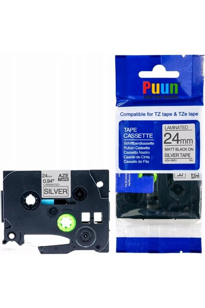 PUUN Kompatibilna laminirana traka za etikete za Brother P-Touch TZE-M951 24m...