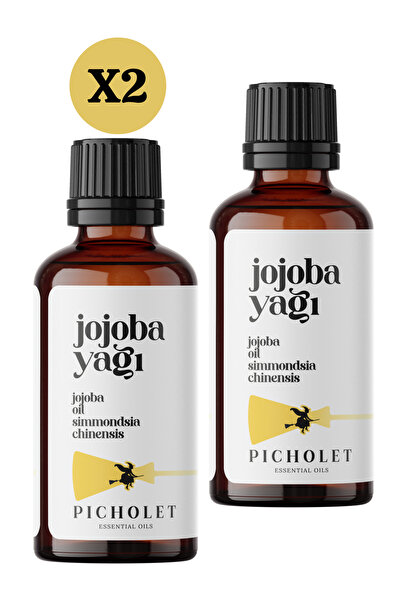 Picholet زيت الجوجوبا المعصور على البارد نقي 100% (زيت الجوجوبا النقي) ×2 قطعة