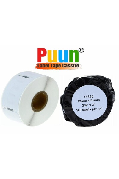 PUUN DYMO LW 11355 ETICHETĂ MULTIFUNCȚIONALĂ (500 etichete/pachet) (19 mm x 51 mm)