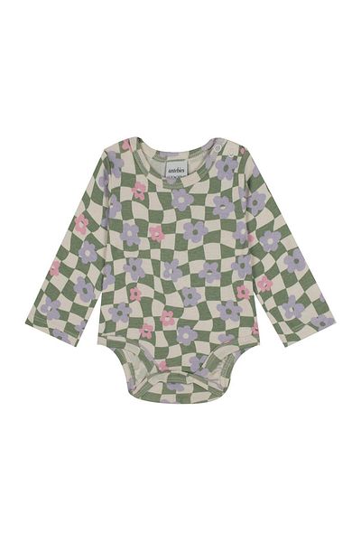 Antebies Long Sleeve Graphic Floral Body