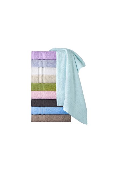Menderes Home Coffee Color Bordered Kitchen Towel - Cotton Collection Bukle