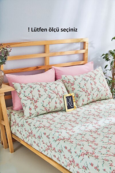 Ricco Lifes غطاء وسادة بودروم ملاءة مطاطية من القطن مفرد - مزدوج - مقاس كبير