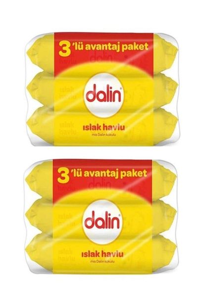 Dalin Wet Towel 3x56 Pieces Set of 2