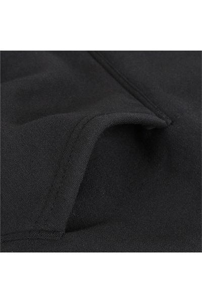 Touz Moda Φούτερ με στάμπα μαύρο Unisex Oversize με κουκούλα