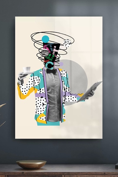 Decovetro Tablou din sticlă Modern Pop Art Funny