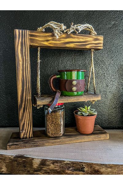de mavera Swing flower bed cup holder swing shelf