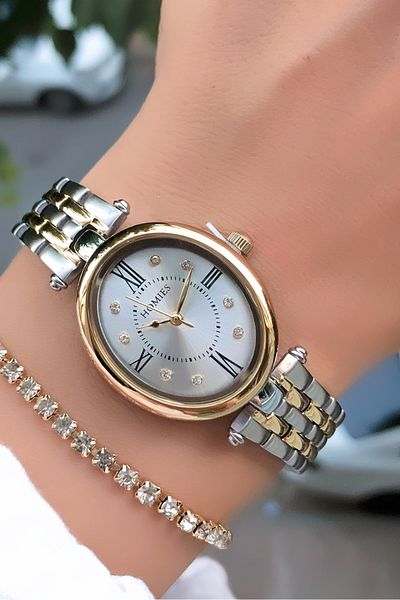 Homies Brand Oval Case Wristwatch - Bracelet Gift