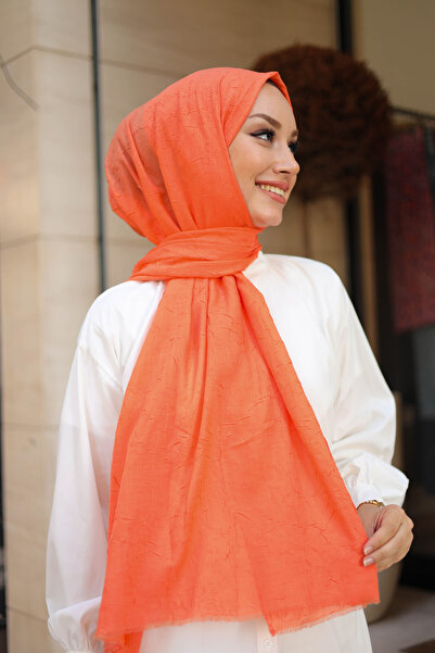 shalby Μπαμπού Crash Shawl Πορτοκαλί